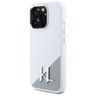 Karl Lagerfeld KLHMP16LSCMKMPCH iPhone   16 Pro 6.3" biały/white hardcase Silicone Initial Metal Logo MagSafe na NearMe.pl