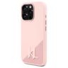 Karl Lagerfeld KLHMP16LSCMKMPCP iPhone 16 Pro 6.3" różowy/pink hardcase Silicone Shadow Metal Initial MagSafe na NearMe.pl
