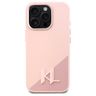 Karl Lagerfeld KLHMP16LSCMKMPCP iPhone 16 Pro 6.3" różowy/pink hardcase Silicone Shadow Metal Initial MagSafe na NearMe.pl