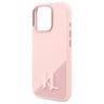 Karl Lagerfeld KLHMP16XSCMKMPCP iPhone 16 Pro Max 6.9" różowy/pink hardcase Silicone Shadow Metal Initial MagSafe na NearMe.pl