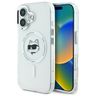Karl Lagerfeld KLHMP16MHLSCHH iPhone 16 Plus 6.7" biały/white hardcase IML Metal Choupette Head MagSafe na NearMe.pl