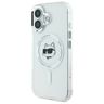 Karl Lagerfeld KLHMP16MHLSCHH iPhone 16 Plus 6.7" biały/white hardcase IML Metal Choupette Head MagSafe na NearMe.pl