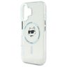 Karl Lagerfeld KLHMP16MHLSCHH iPhone 16 Plus 6.7" biały/white hardcase IML Metal Choupette Head MagSafe na NearMe.pl
