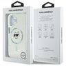Karl Lagerfeld KLHMP16MHLSCHH iPhone 16 Plus 6.7" biały/white hardcase IML Metal Choupette Head MagSafe na NearMe.pl