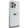 Karl Lagerfeld KLHMP16LHLSKIH iPhone Pro 6.3" biały/white hardcase IML Metal Karl Head MagSafe na NearMe.pl