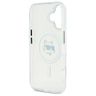 Karl Lagerfeld KLHMP16SHLSCHH iPhone 16 6.1" biały/white hardcase IML Metal Choupette Head MagSafe na NearMe.pl