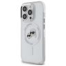 Karl Lagerfeld KLHMP14XHLSKCH iPhone 14 Pro Max 6.7" biały/white hardcase IML Metal Karl&Choupette Head MagSafe na NearMe.pl
