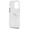 Karl Lagerfeld KLHMP14XHLSKCH iPhone 14 Pro Max 6.7" biały/white hardcase IML Metal Karl&Choupette Head MagSafe na NearMe.pl
