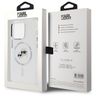 Karl Lagerfeld KLHMP14XHLSKCH iPhone 14 Pro Max 6.7" biały/white hardcase IML Metal Karl&Choupette Head MagSafe na NearMe.pl