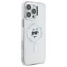 Karl Lagerfeld KLHMP16LHLSCHH iPhone Pro 6.3" biały/white hardcase IML Metal Choupette Head MagSafe na NearMe.pl