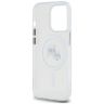 Karl Lagerfeld KLHMP14LHLSKCH iPhone Pro 6.1" biały/white hardcase IML Metal Karl&Choupette Head MagSafe na NearMe.pl