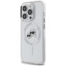 Karl Lagerfeld KLHMP14LHLSKCH iPhone Pro 6.1" biały/white hardcase IML Metal Karl&Choupette Head MagSafe na NearMe.pl