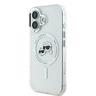 Karl Lagerfeld KLHMP16SHLSKCH iPhone 16 6.1" biały/white hardcase IML Metal Karl&Choupette Head MagSafe na NearMe.pl