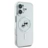 Karl Lagerfeld KLHMP16SHLSKCH iPhone 16 6.1" biały/white hardcase IML Metal Karl&Choupette Head MagSafe na NearMe.pl