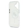 Karl Lagerfeld KLHMP16SHLSKCH iPhone 16 6.1" biały/white hardcase IML Metal Karl&Choupette Head MagSafe na NearMe.pl