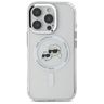 Karl Lagerfeld KLHMP16LHLSKCH iPhone Pro 6.3" biały/white hardcase IML Metal Karl&Choupette Head MagSafe na NearMe.pl