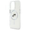 Karl Lagerfeld KLHMP16XHLSKCH iPhone 16 Pro Max 6.9" biały/white hardcase IML Metal Karl&Choupette Head MagSafe na NearMe.pl