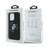Karl Lagerfeld KLHMP16LSCMKCRHK iPhone 16 Pro 6.3" czarny/black hardcase Silicone Karl&Choupette Ring MagSafe na NearMe.pl