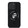 Karl Lagerfeld KLHMP16LSCMKCRHK iPhone 16 Pro 6.3" czarny/black hardcase Silicone Karl&Choupette Ring MagSafe na NearMe.pl