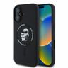 Karl Lagerfeld KLHMP16SSCMKCRHK iPhone 16 6.1" czarny/black hardcase Silicone Karl&Choupette Ring MagSafe na NearMe.pl