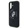 Karl Lagerfeld KLHMP16SSCMKCRHK iPhone 16 6.1" czarny/black hardcase Silicone Karl&Choupette Ring MagSafe na NearMe.pl
