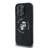 Karl Lagerfeld KLHMP16XSCMKCRHK iPhone 16 Pro Max 6.9" czarny/black hardcase Silicone Karl&Choupette Ring MagSafe na NearMe.pl