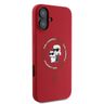 Karl Lagerfeld KLHMP16MSCMKCRHR iPhone 16 Plus 6.7" czerwony/red hardcase Silicone Karl&Choupette Ring MagSafe na NearMe.pl