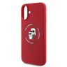 Karl Lagerfeld KLHMP16MSCMKCRHR iPhone 16 Plus 6.7" czerwony/red hardcase Silicone Karl&Choupette Ring MagSafe na NearMe.pl
