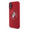 Karl Lagerfeld KLHMP16MSCMKCRHR iPhone 16 Plus 6.7" czerwony/red hardcase Silicone Karl&Choupette Ring MagSafe na NearMe.pl