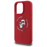 Karl Lagerfeld KLHMP16LSCMKCRHR iPhone 16 Pro 6.3" czerwony/red hardcase Silicone Karl&Choupette Ring MagSafe na NearMe.pl