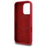 Karl Lagerfeld KLHMP16LSCMKCRHR iPhone 16 Pro 6.3" czerwony/red hardcase Silicone Karl&Choupette Ring MagSafe na NearMe.pl