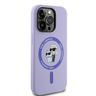 Karl Lagerfeld KLHMP14LSCMKCRHU iPhone 14 Pro 6.1" fioletowy/purple hardcase Silicone Karl&Choupette Heads Ring MagSafe na NearMe.pl