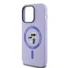 Karl Lagerfeld KLHMP14LSCMKCRHU iPhone 14 Pro 6.1" fioletowy/purple hardcase Silicone Karl&Choupette Heads Ring MagSafe na NearMe.pl