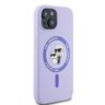 Karl Lagerfeld KLHMP15SSCMKCRHU iPhone 15 6.1" fioletowy/purple hardcase Silicone Karl&Choupette Heads Ring MagSafe na NearMe.pl