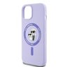 Karl Lagerfeld KLHMP15SSCMKCRHU iPhone 15 6.1" fioletowy/purple hardcase Silicone Karl&Choupette Heads Ring MagSafe na NearMe.pl