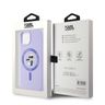 Karl Lagerfeld KLHMP15SSCMKCRHU iPhone 15 6.1" fioletowy/purple hardcase Silicone Karl&Choupette Heads Ring MagSafe na NearMe.pl