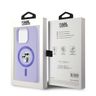 Karl Lagerfeld KLHMP15LSCMKCRHU iPhone 15 Pro 6.1" fioletowy/purple hardcase Silicone Karl&Choupette Heads Ring MagSafe na NearMe.pl
