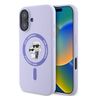 Karl Lagerfeld KLHMP16MSCMKCRHU iPhone 16 Plus 6.7" fioletowy/purple hardcase Silicone Karl&Choupette Ring MagSafe na NearMe.pl