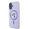 Karl Lagerfeld KLHMP16MSCMKCRHU iPhone 16 Plus 6.7" fioletowy/purple hardcase Silicone Karl&Choupette Ring MagSafe na NearMe.pl