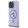 Karl Lagerfeld KLHMP16LSCMKCRHU iPhone 16 Pro 6.3" fioletowy/purple hardcase Silicone Karl&Choupette Ring MagSafe na NearMe.pl