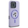 Karl Lagerfeld KLHMP16LSCMKCRHU iPhone 16 Pro 6.3" fioletowy/purple hardcase Silicone Karl&Choupette Ring MagSafe na NearMe.pl