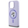 Karl Lagerfeld KLHMP16LSCMKCRHU iPhone 16 Pro 6.3" fioletowy/purple hardcase Silicone Karl&Choupette Ring MagSafe na NearMe.pl