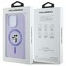 Karl Lagerfeld KLHMP16LSCMKCRHU iPhone 16 Pro 6.3" fioletowy/purple hardcase Silicone Karl&Choupette Ring MagSafe na NearMe.pl