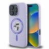 Karl Lagerfeld KLHMP16XSCMKCRHU iPhone 16 Pro Max 6.9" fioletowy/purple hardcase Silicone Karl&Choupette Ring MagSafe na NearMe.pl