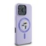 Karl Lagerfeld KLHMP16XSCMKCRHU iPhone 16 Pro Max 6.9" fioletowy/purple hardcase Silicone Karl&Choupette Ring MagSafe na NearMe.pl