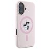 Karl Lagerfeld KLHMP16MSCMKCRHP iPhone 16 Plus 6.7" różowy/pink hardcase Silicone Karl&Choupette Ring MagSafe na NearMe.pl
