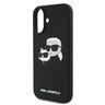 Karl Lagerfeld KLHMP16MSKCHPPLK iPhone 16 Plus 6.7" czarny/black hardcase Silicone Double Heads Print MagSafe na NearMe.pl