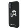 Karl Lagerfeld KLHMP16MSKCHPPLK iPhone 16 Plus 6.7" czarny/black hardcase Silicone Double Heads Print MagSafe na NearMe.pl