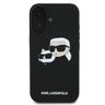 Karl Lagerfeld KLHMP16MSKCHPPLK iPhone 16 Plus 6.7" czarny/black hardcase Silicone Double Heads Print MagSafe na NearMe.pl