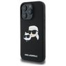 Karl Lagerfeld KLHMP16XSKCHPPLK iPhone16 Pro Max 6.9" czarny/black hardcase Silicone Double Heads Print MagSafe na NearMe.pl